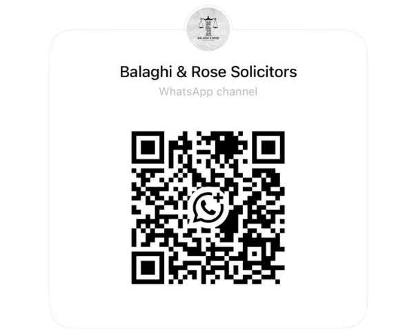 Balaghi & Rose WhatsApp Channel QR code